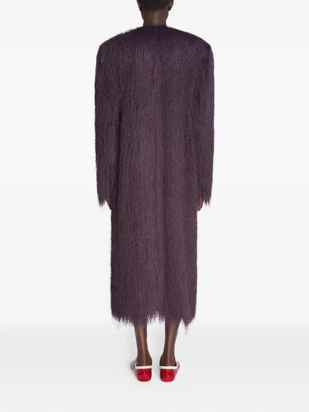 fringed coat