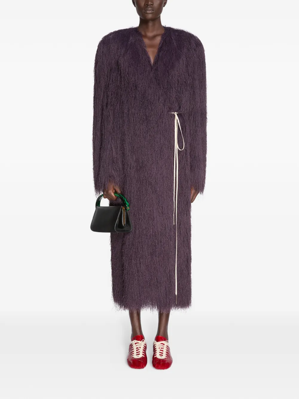 fringed coat