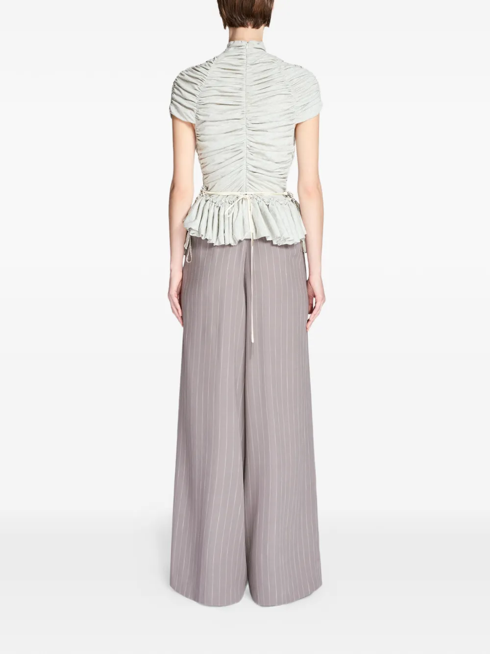DRIES VAN NOTEN Plooibroek Paars