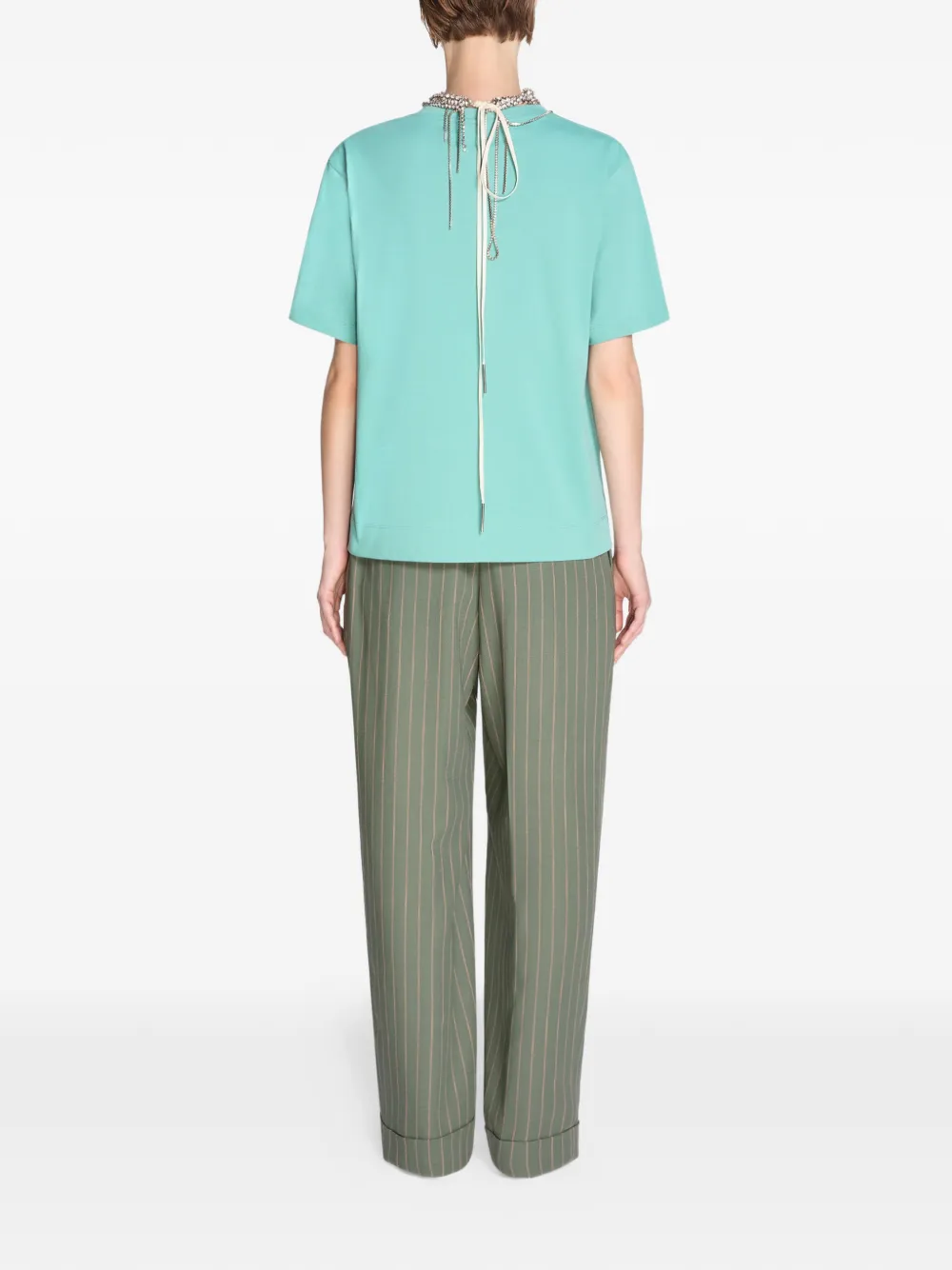 DRIES VAN NOTEN Katoenen T-shirt Blauw