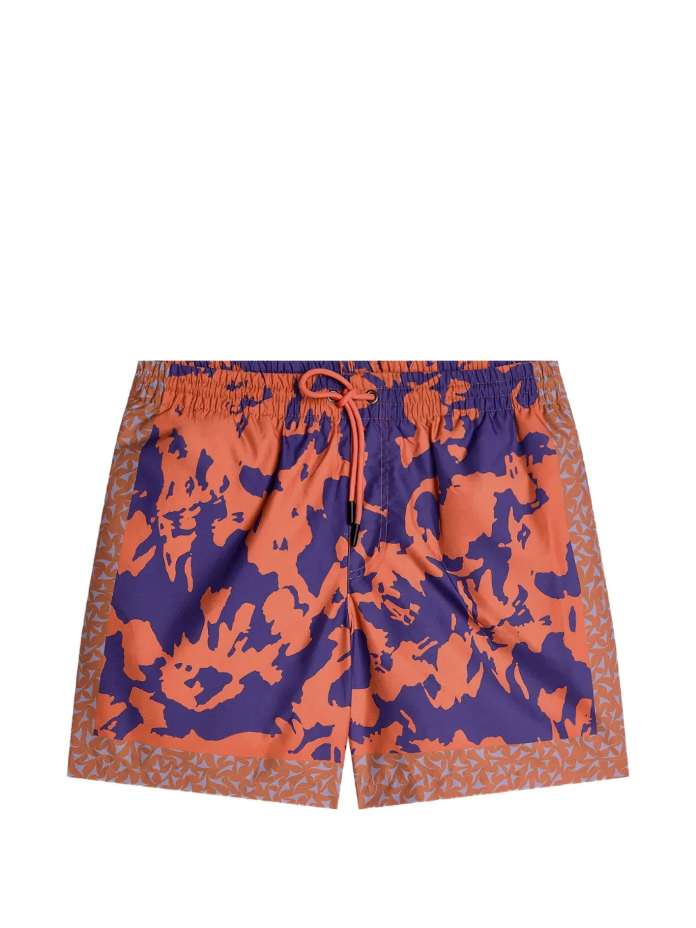 DRIES VAN NOTEN printed swim shorts - Arancione