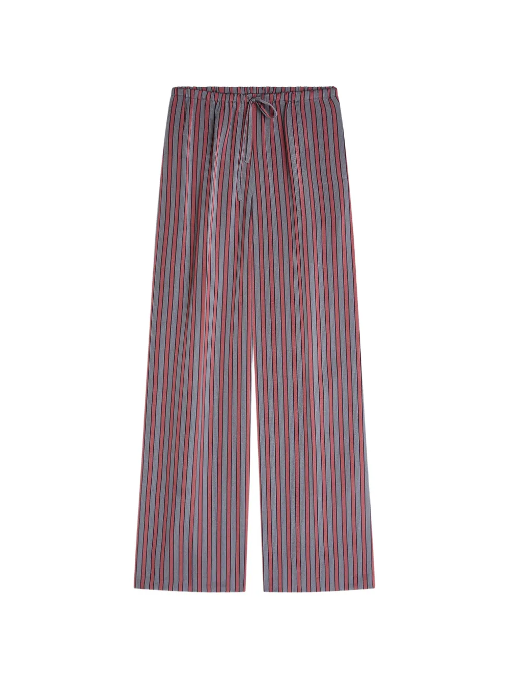 DRIES VAN NOTEN Gestreifte Hose mit Stretchbund - Grau