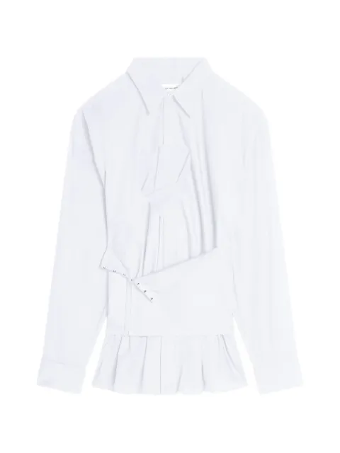 DRIES VAN NOTEN corseted cotton shirt