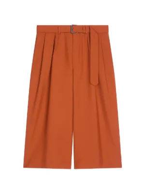 DRIES VAN NOTEN ベルテッド ショートパンツ | ブルー | FARFETCH JP