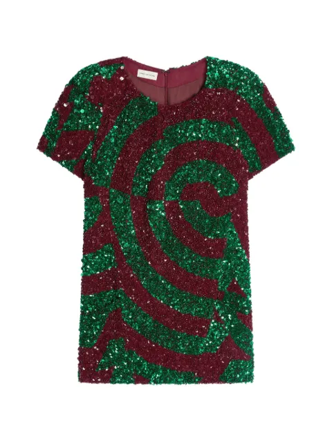 DRIES VAN NOTEN sequinned top