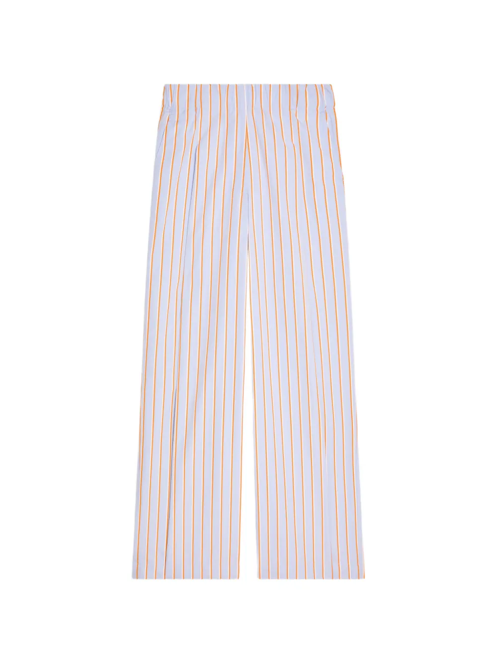 DRIES VAN NOTEN Pantaloni a righe con pieghe - Blu