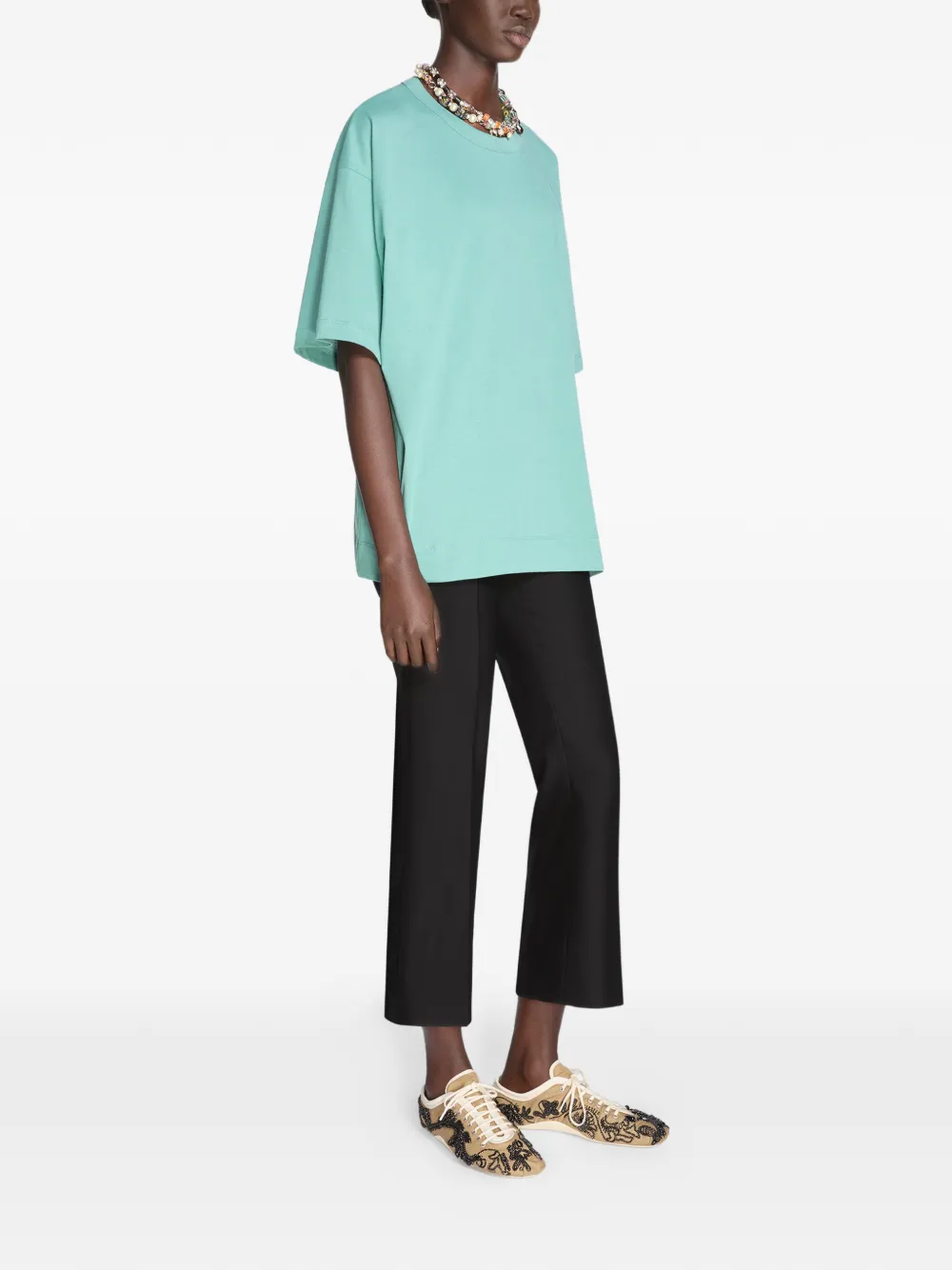 DRIES VAN NOTEN Katoenen T-shirt Groen