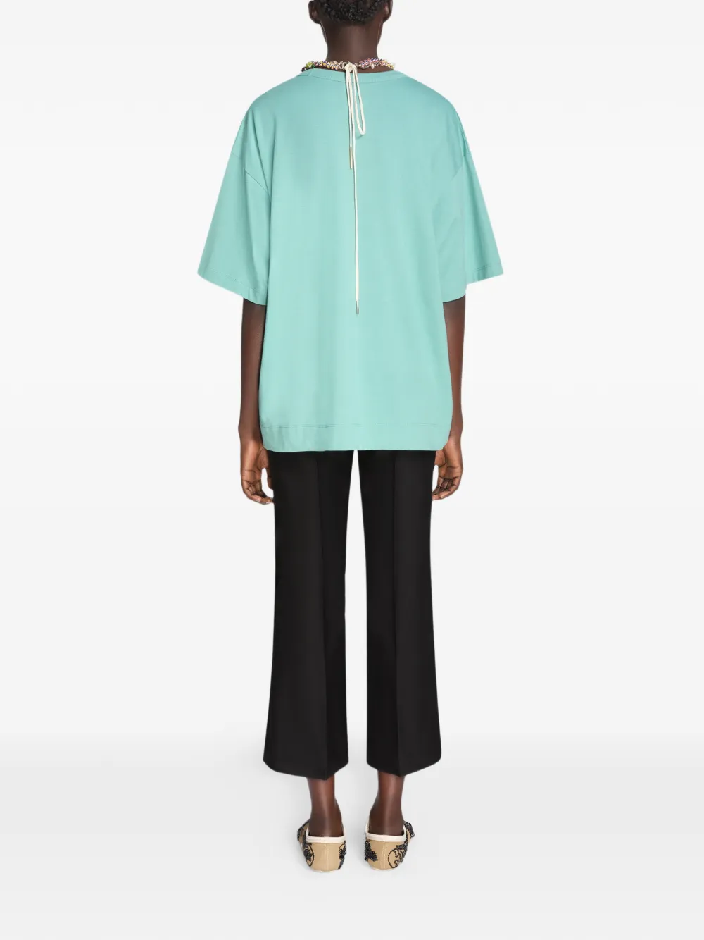 DRIES VAN NOTEN Katoenen T-shirt Groen