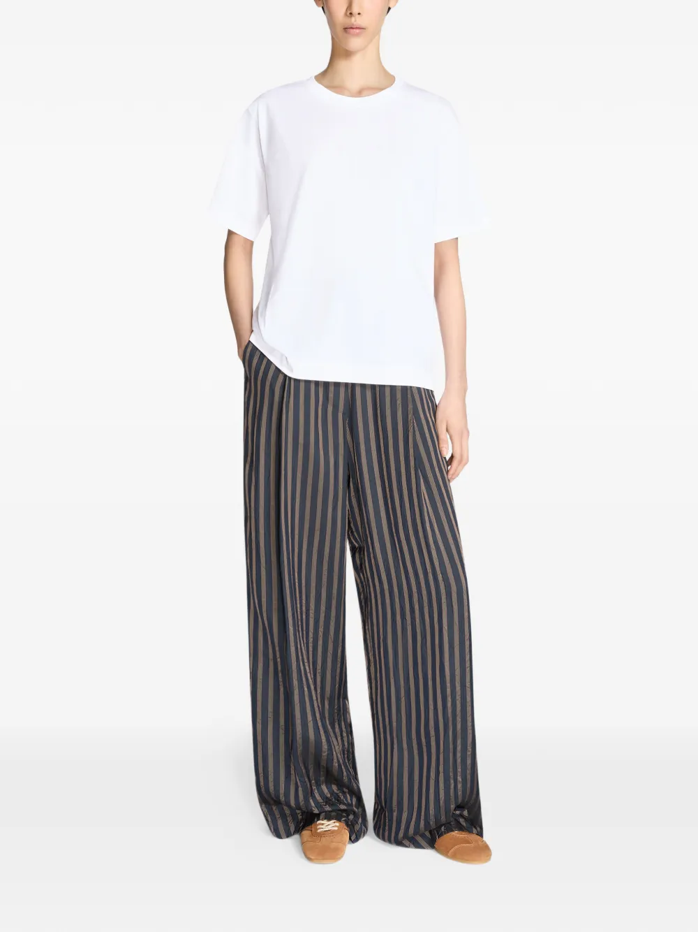 DRIES VAN NOTEN Katoenen T-shirt Wit