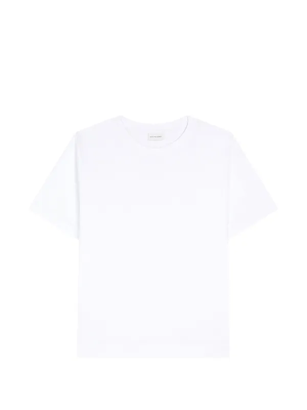 Dries Van Noten Regular Cotton T-shirt in White