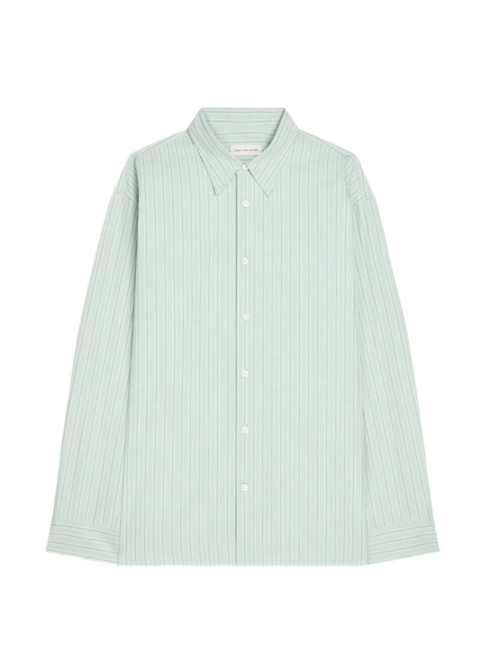 DRIES VAN NOTEN striped shirt - Verde