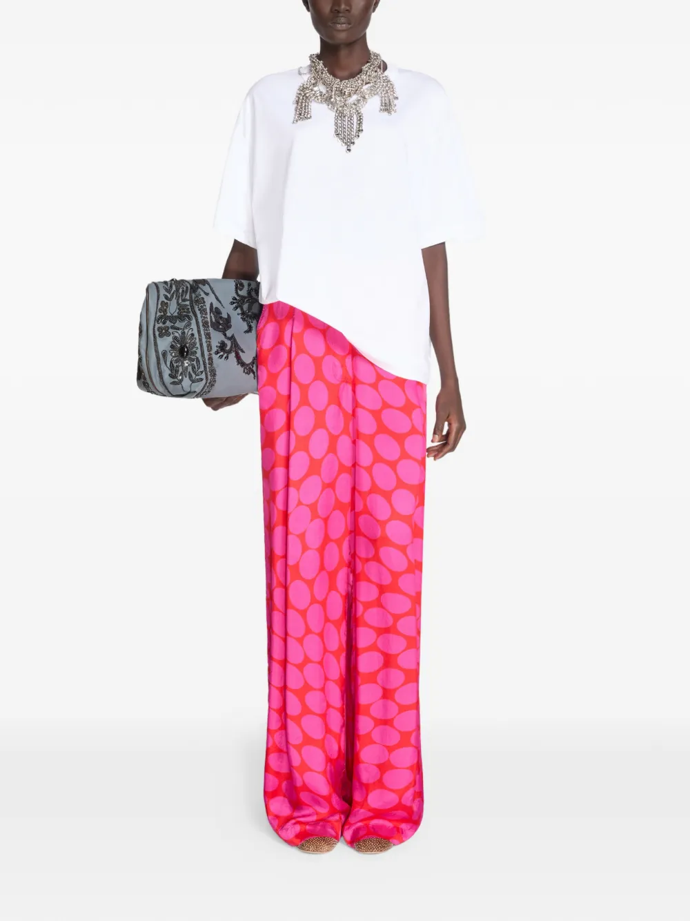 DRIES VAN NOTEN Katoenen T-shirt Wit