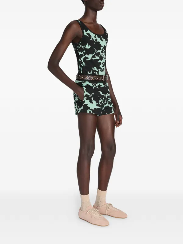 DRIES VAN NOTEN ジャカード タンクトップ | ブラック | FARFETCH JP