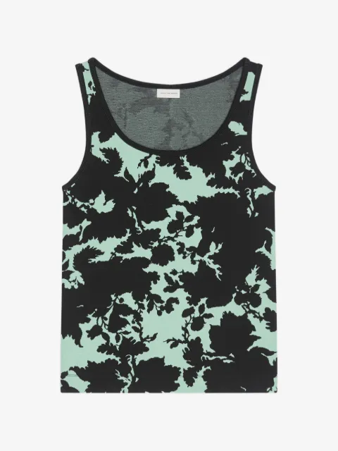 DRIES VAN NOTEN camiseta con motivo en jacquard
