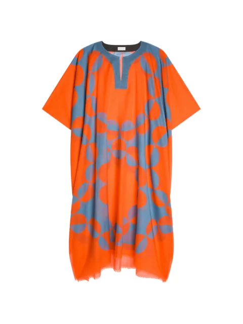DRIES VAN NOTEN Caftano con stampa
