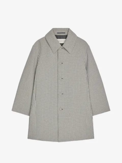 DRIES VAN NOTEN gingham coat