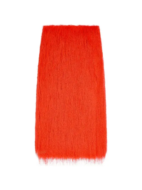 DRIES VAN NOTEN jupe mi-longue à franges