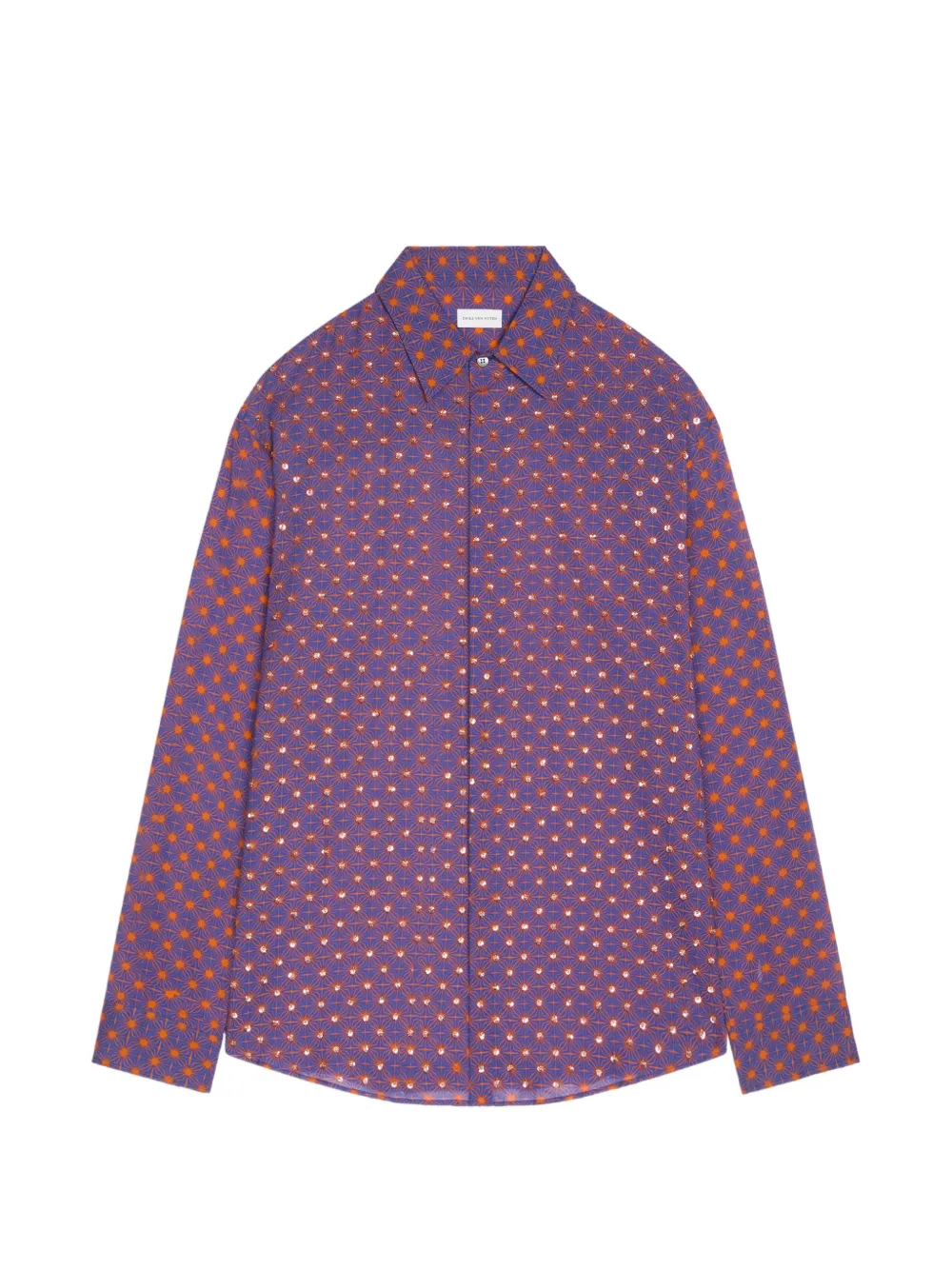 DRIES VAN NOTEN buttoned shirt - Purple