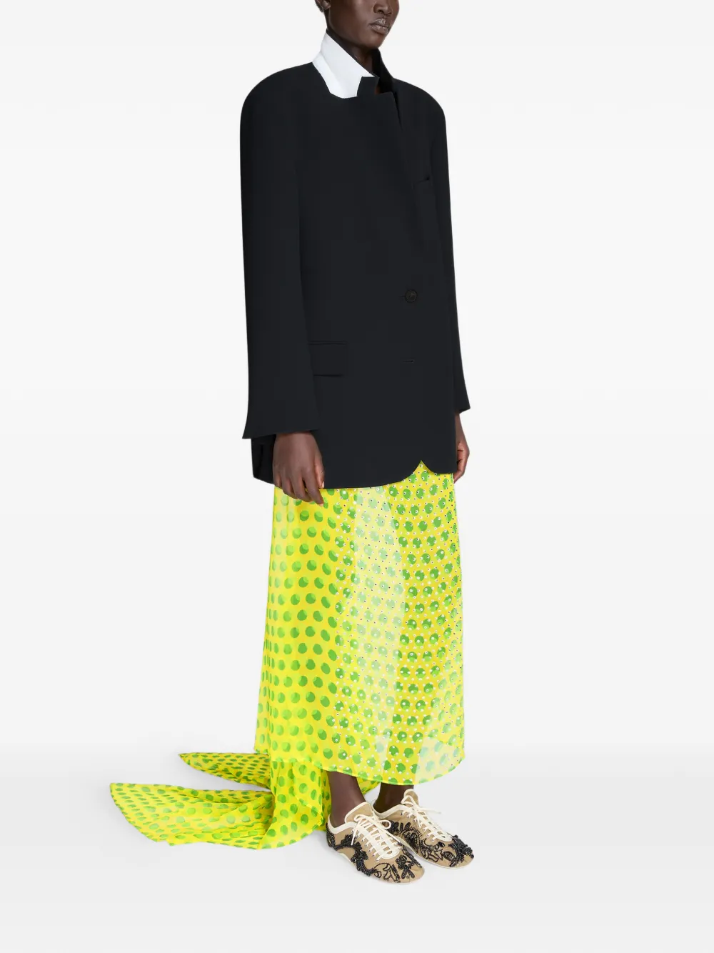 DRIES VAN NOTEN Oversized blazer Zwart