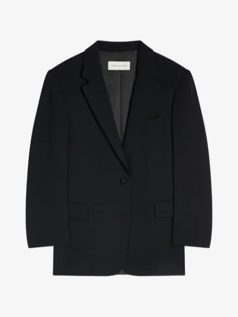 DRIES VAN NOTEN oversized crêpe blazer