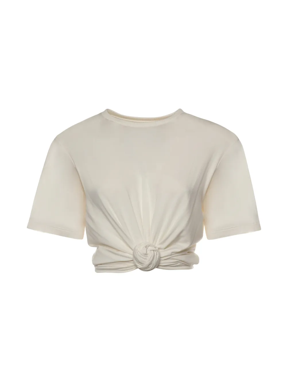 Magda Butrym knotted T-shirt - Bianco
