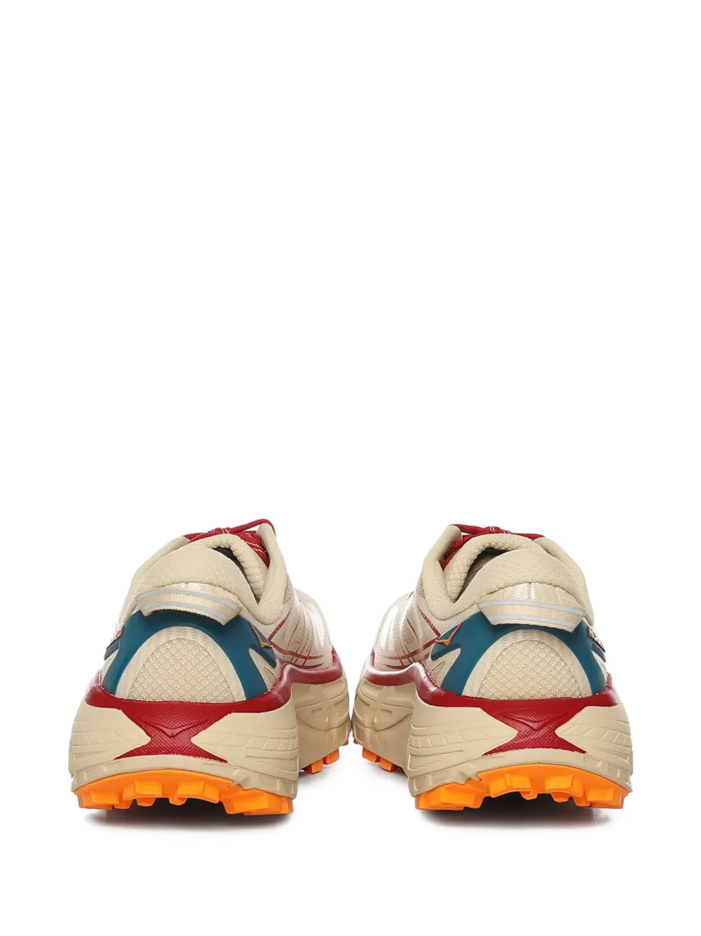 HOKA Mafate Speed 2 striped sneakers Beige