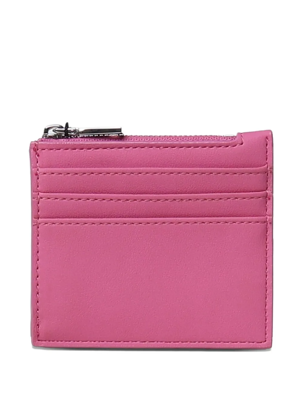 Love Moschino Pasjeshouder met logo-reliëf Roze