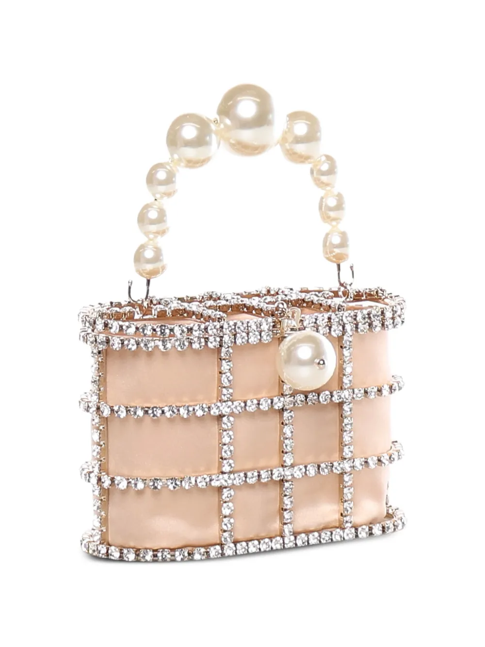  Rosantica Crystal Faux-pearl Mini Bag - Neutrals 