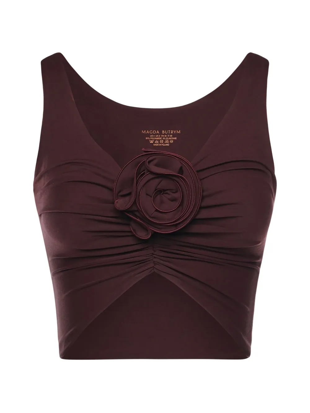 Magda Butrym knotted top - Marrone