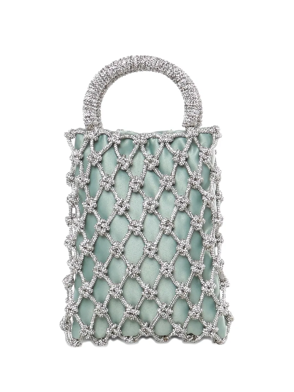 Rosantica beaded tote bag - Verde