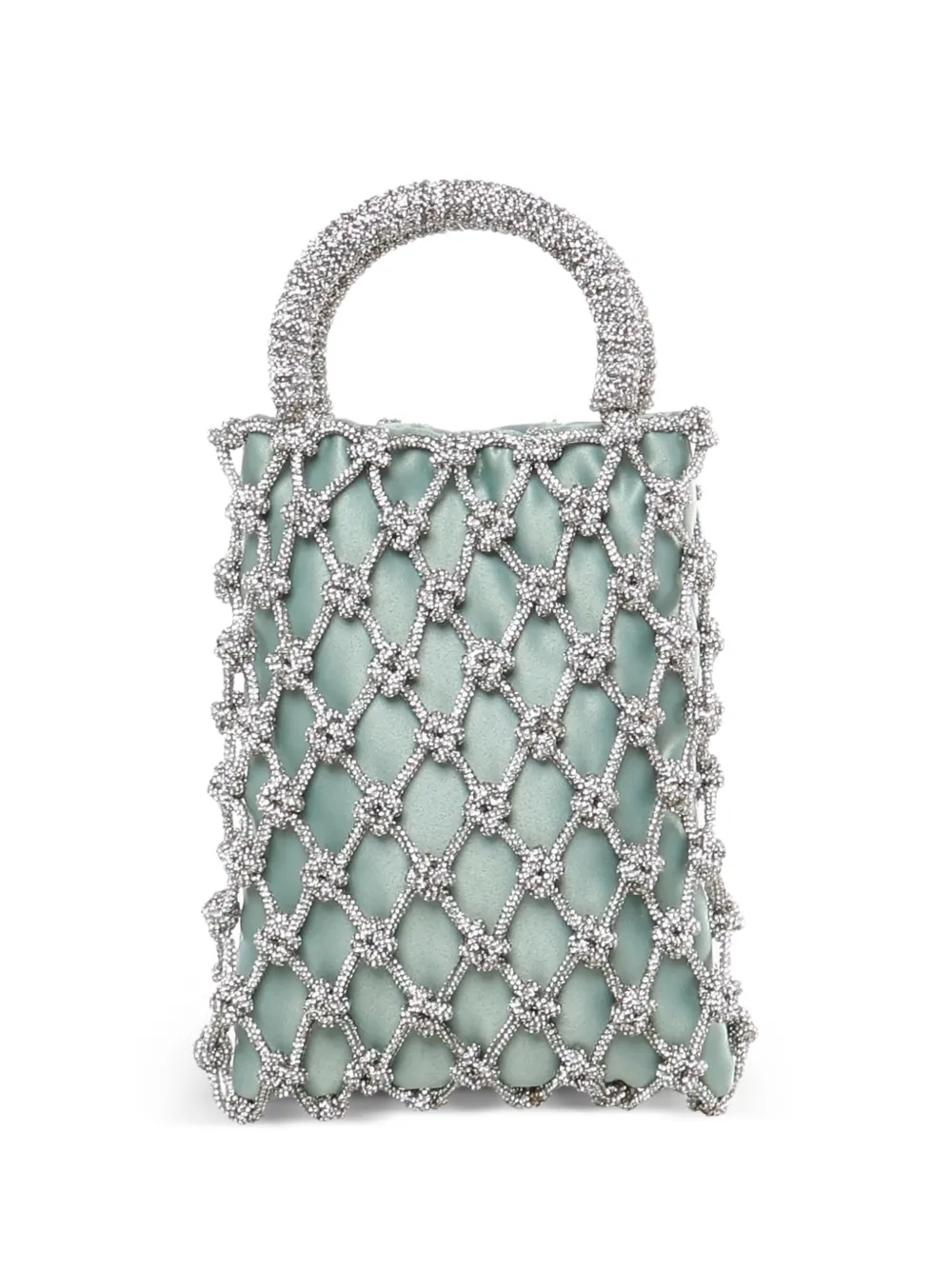 Rosantica beaded tote bag - Verde