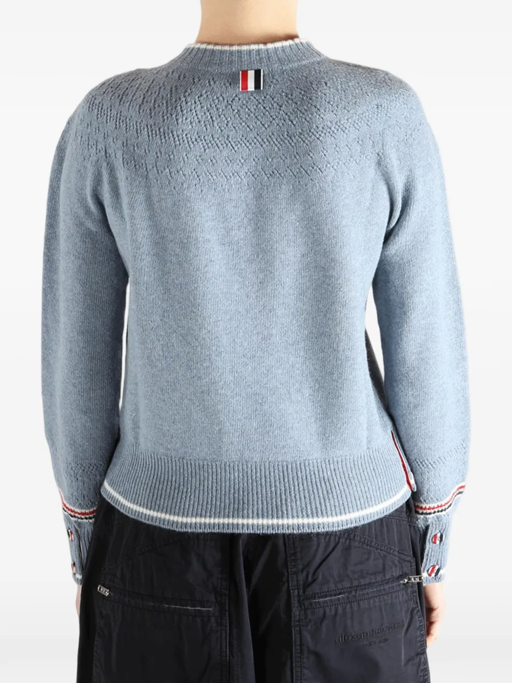 Thom Browne Gestreepte trui Blauw
