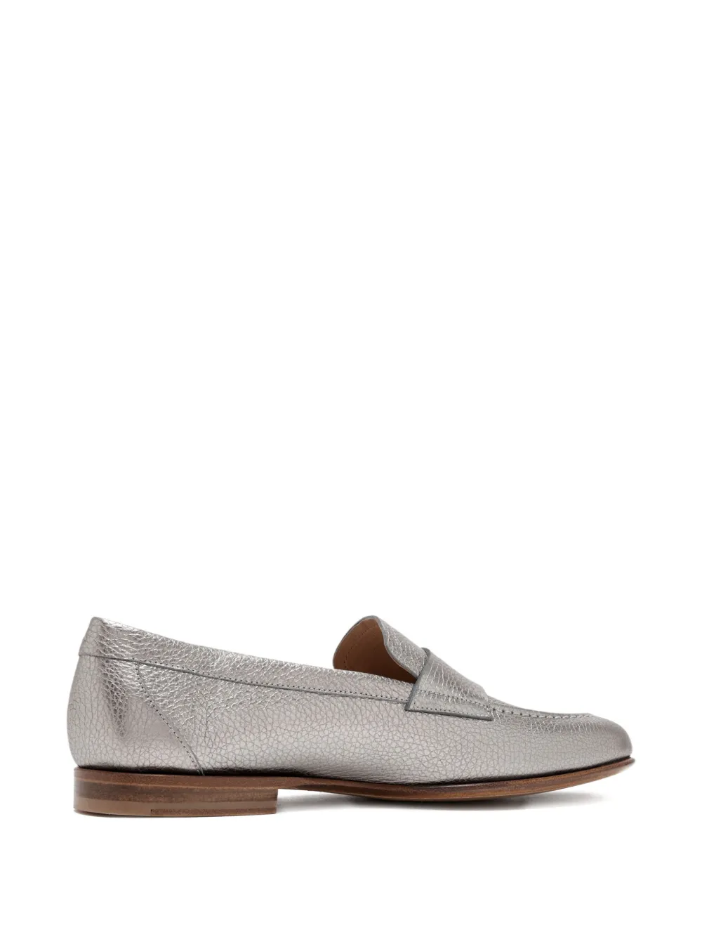 Magnanni textured penny loafers Zilver