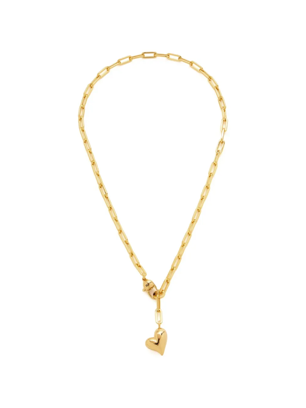 Jenny Bird Puffy Heart necklace - Oro