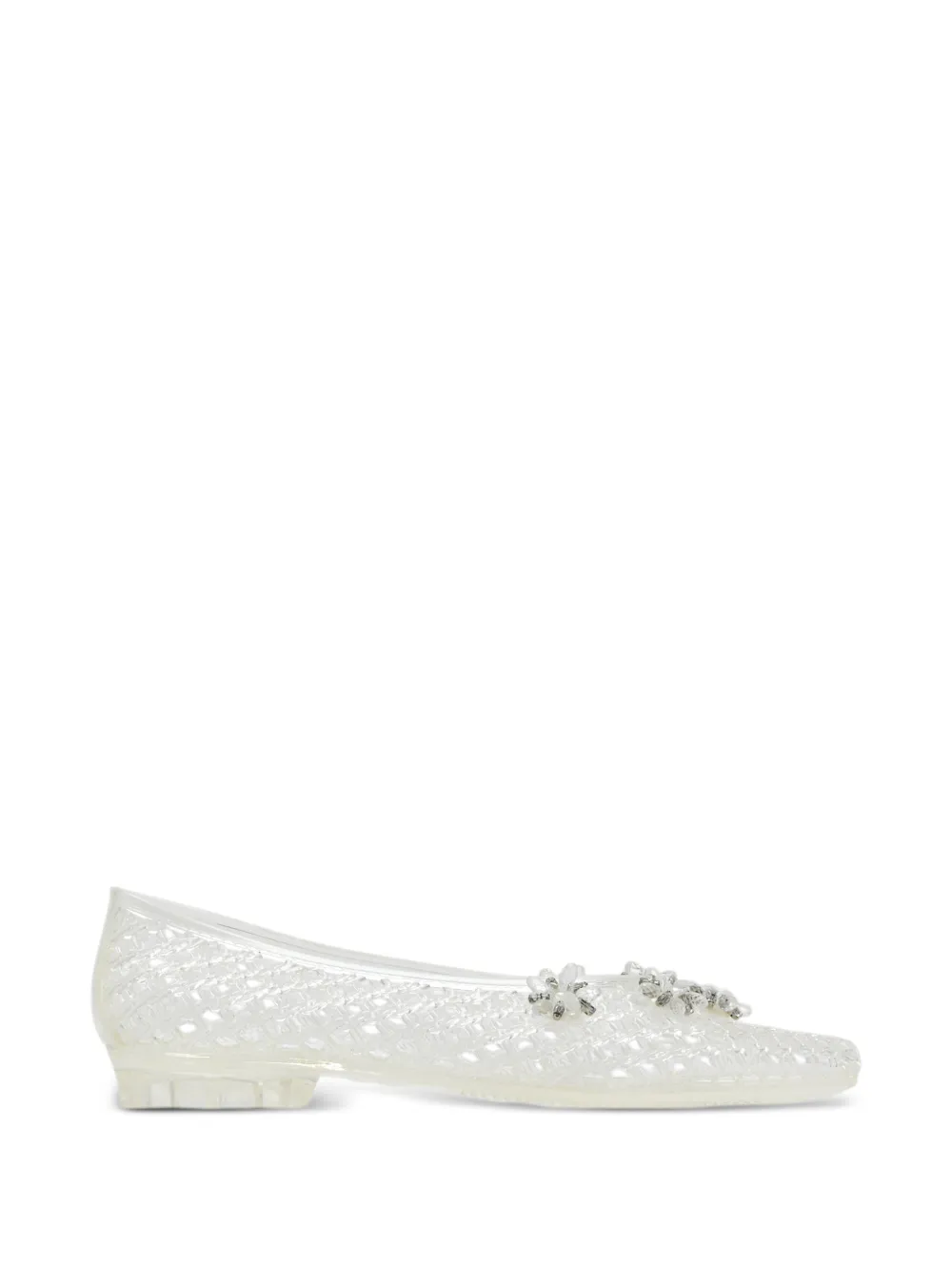 HEAVENLY JELLY Ivy ballet flats - Bianco