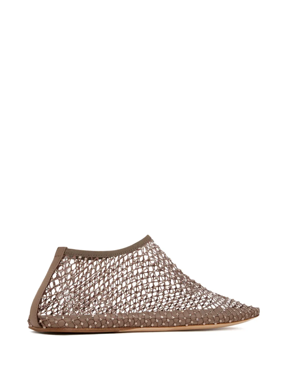 Christopher Esber net-embellished ballet flats Bruin