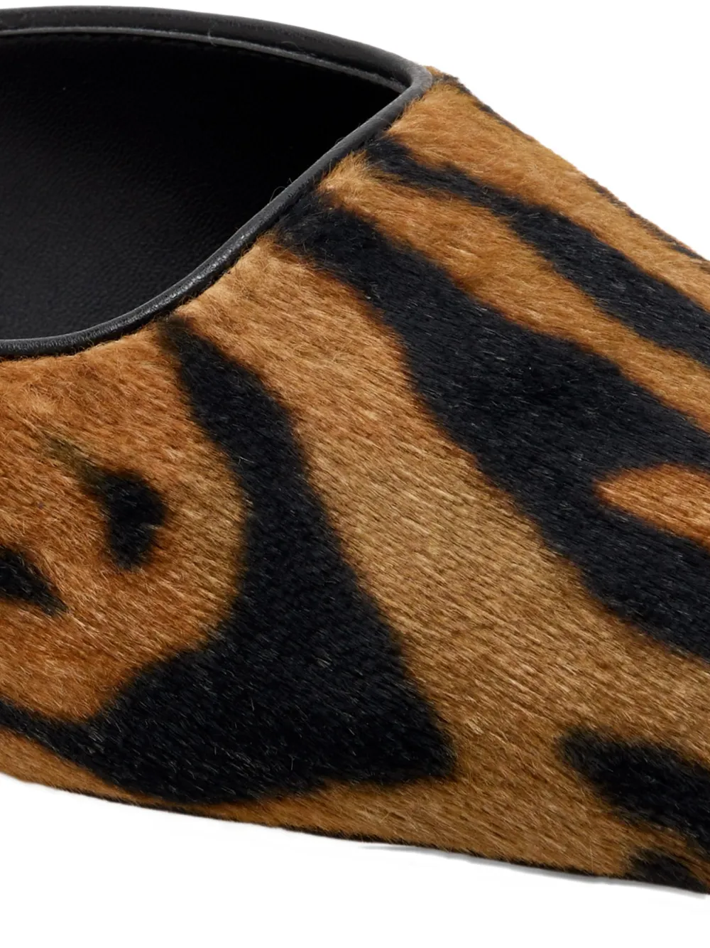 Stella McCartney Ocelot-printed mules Bruin
