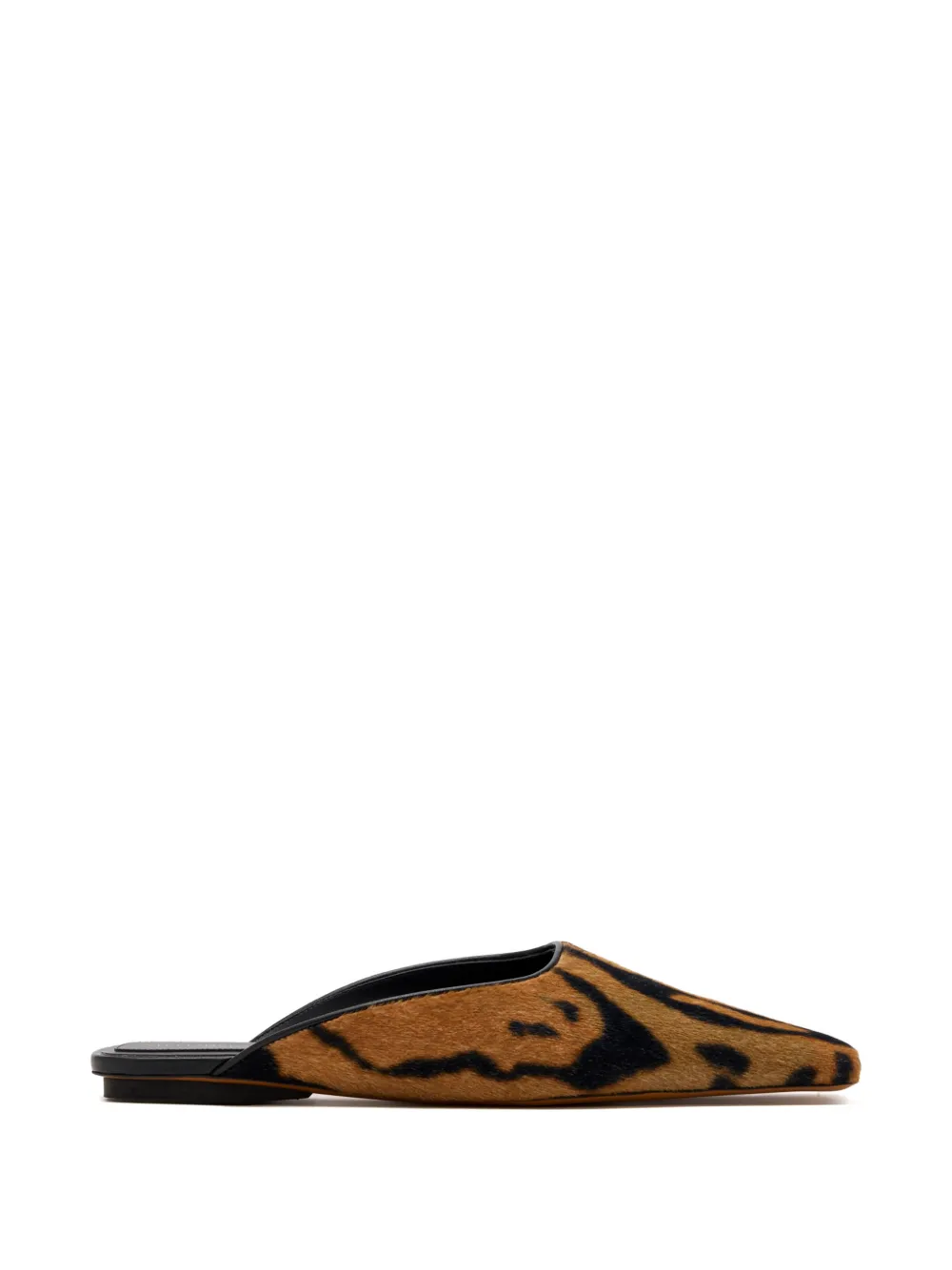 Stella McCartney Ocelot-printed mules - Marrone