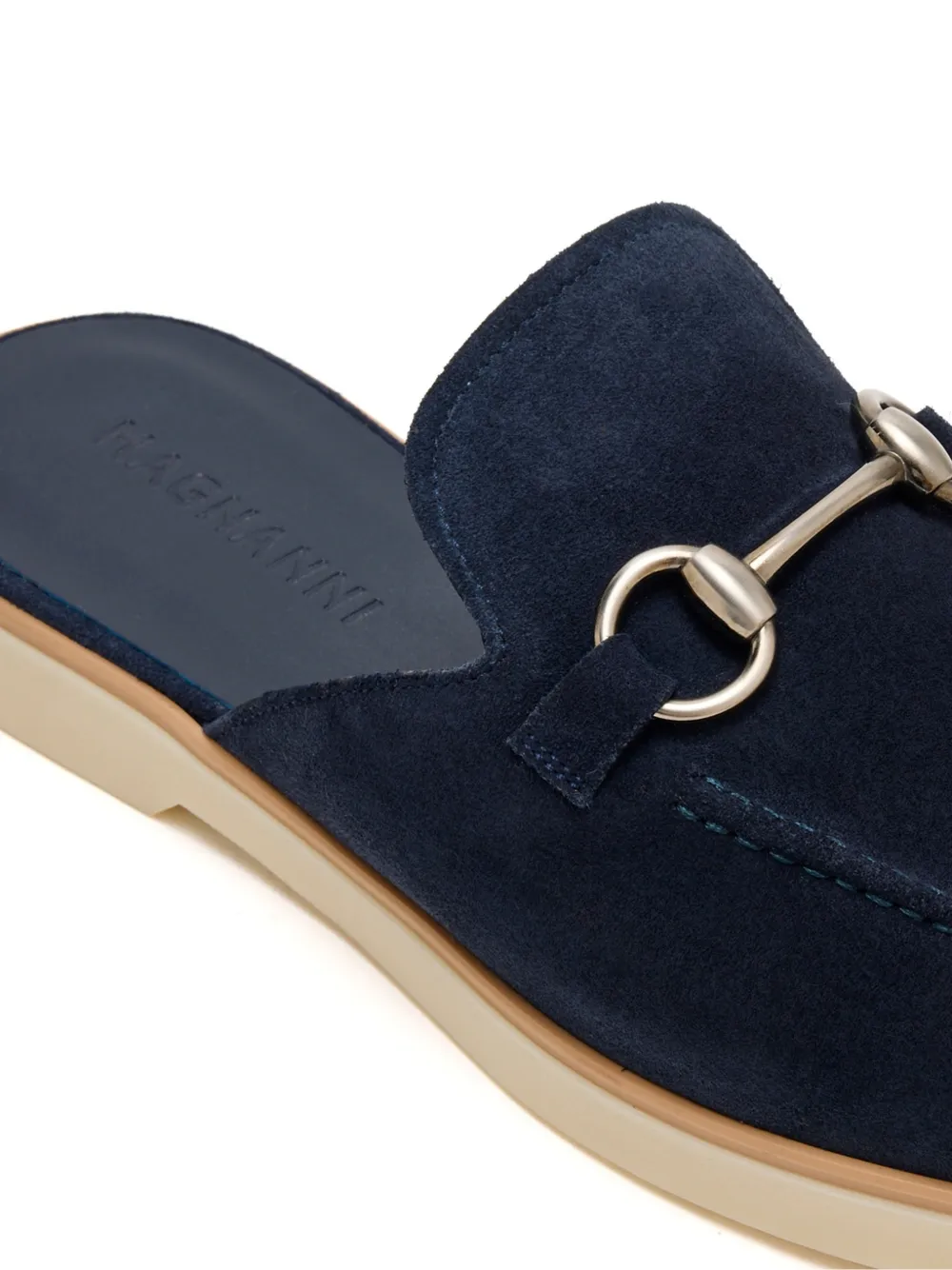 Magnanni Suède muiltjes Blauw