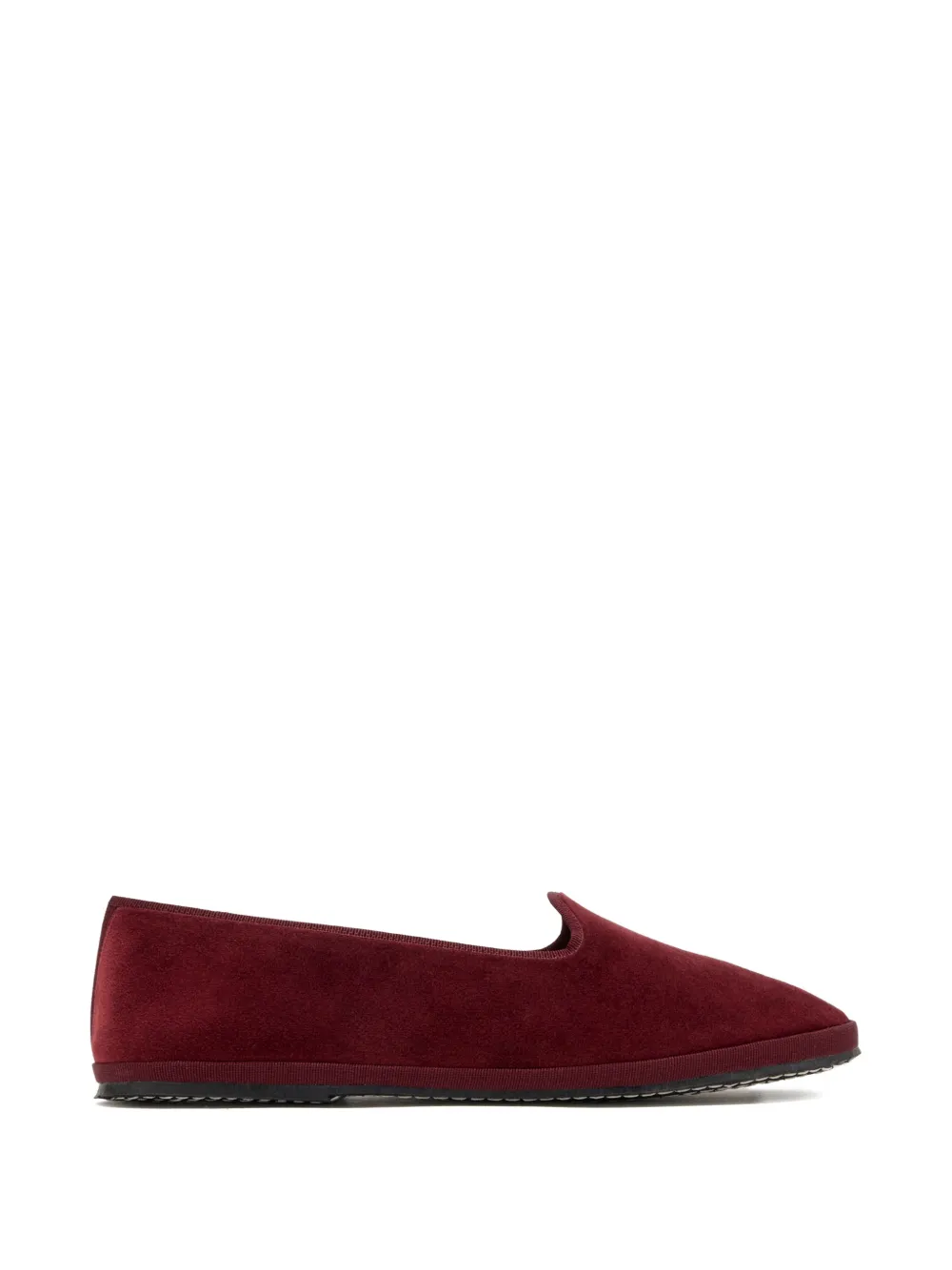 CAPULETTE velvet loafers - Rosso