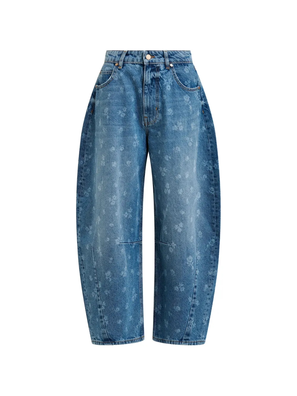 Essentiel Antwerp floral-print jeans - Blu