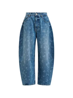 MM6 Maison Margiela ダメージ ジーンズ | ブルー | FARFETCH JP