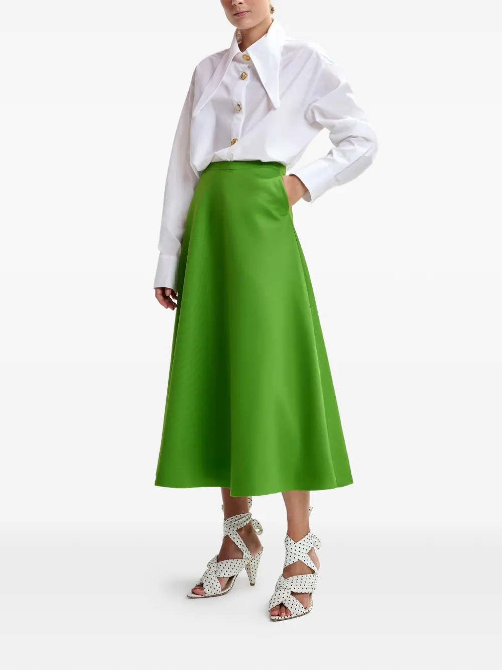  Essentiel Antwerp Tie-collar Shirt - White 