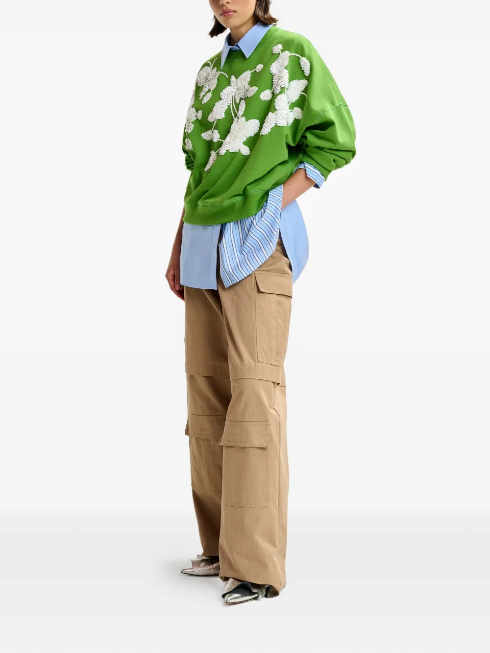  Essentiel Antwerp Jasa Sweatshirt - Green 