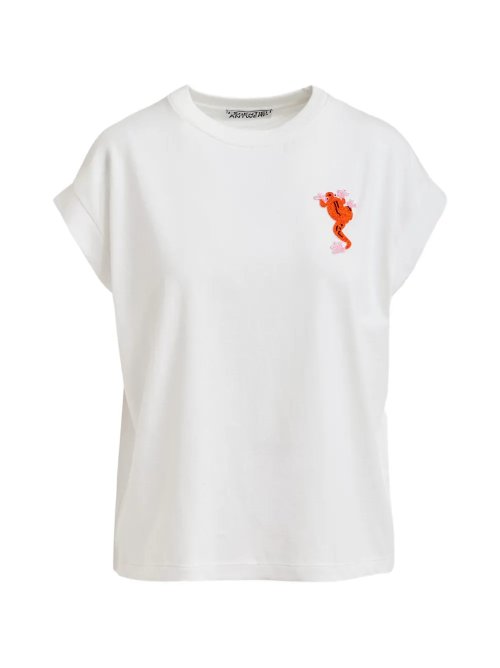 Essentiel Antwerp T-shirt con decorazione - Bianco