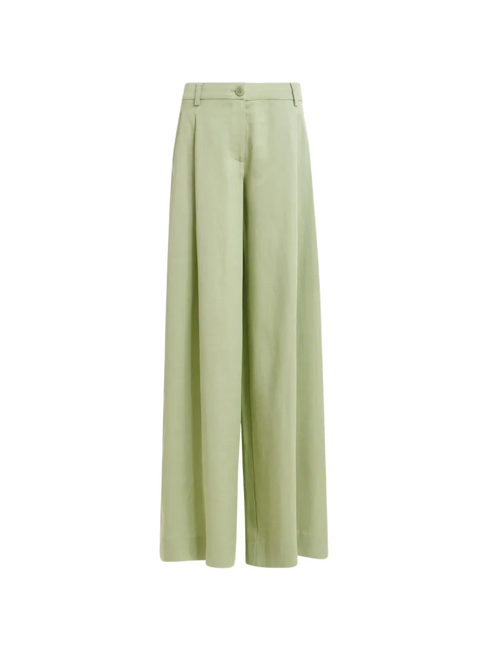 Essentiel Antwerp pleated wide-leg trousers - Verde