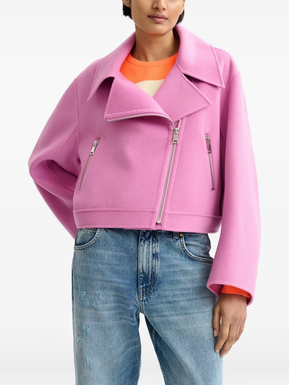  Essentiel Antwerp Zip-up Jacket - Pink 