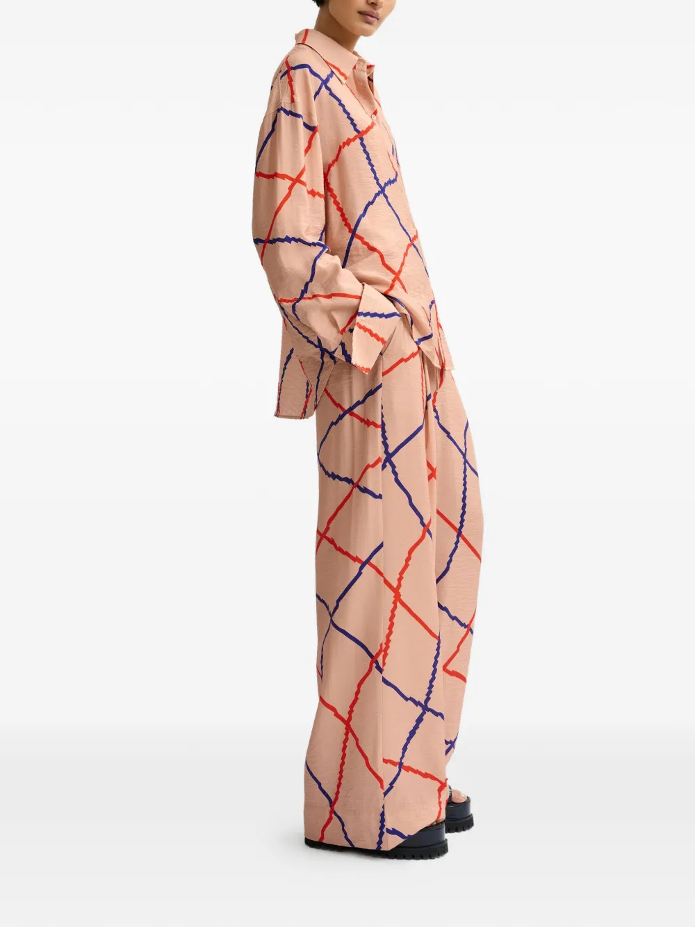 Essentiel Antwerp Broek met trekkoord Beige