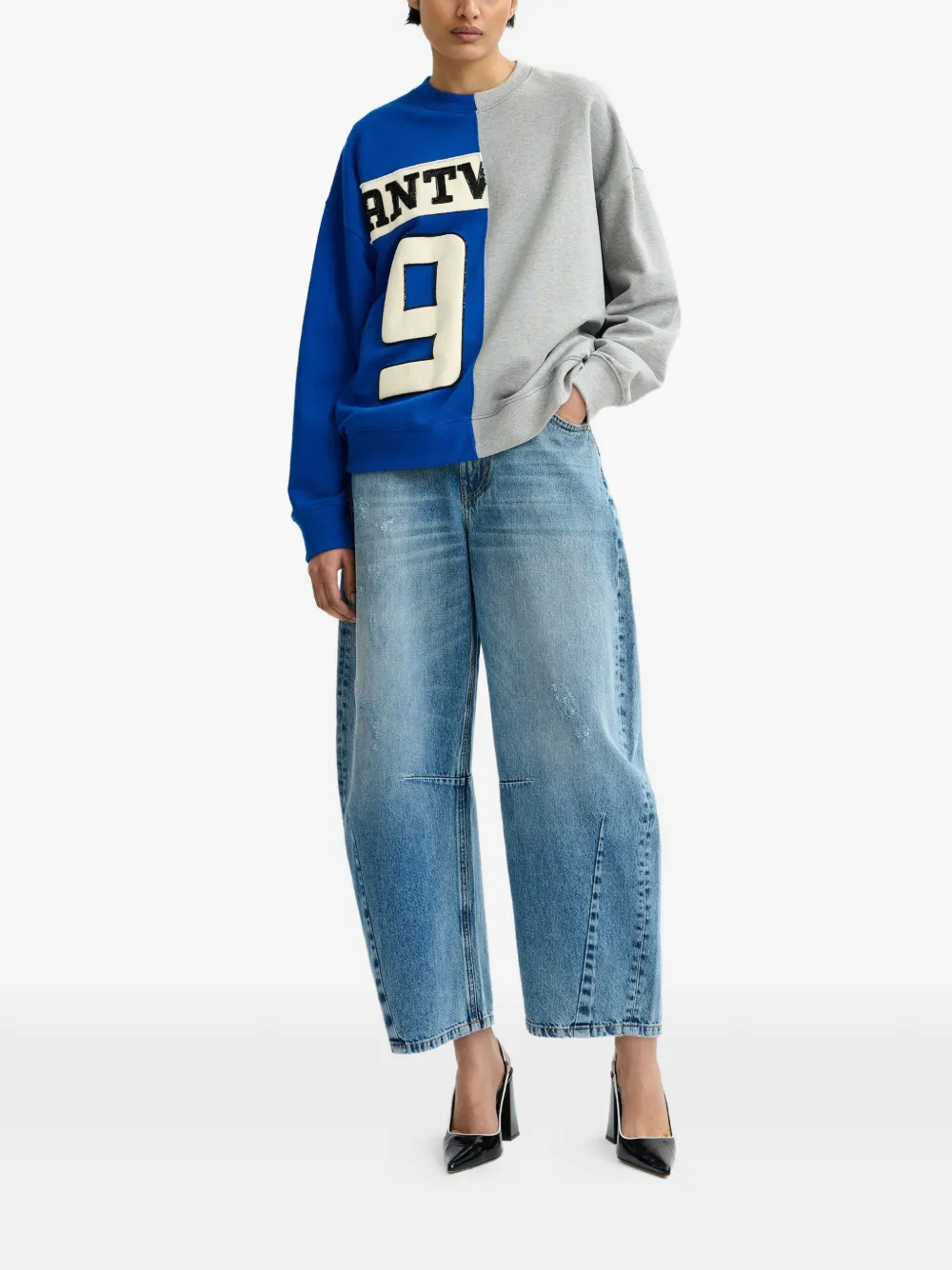  Essentiel Antwerp Jame Long-sleeve Sweatshirt - Blue 