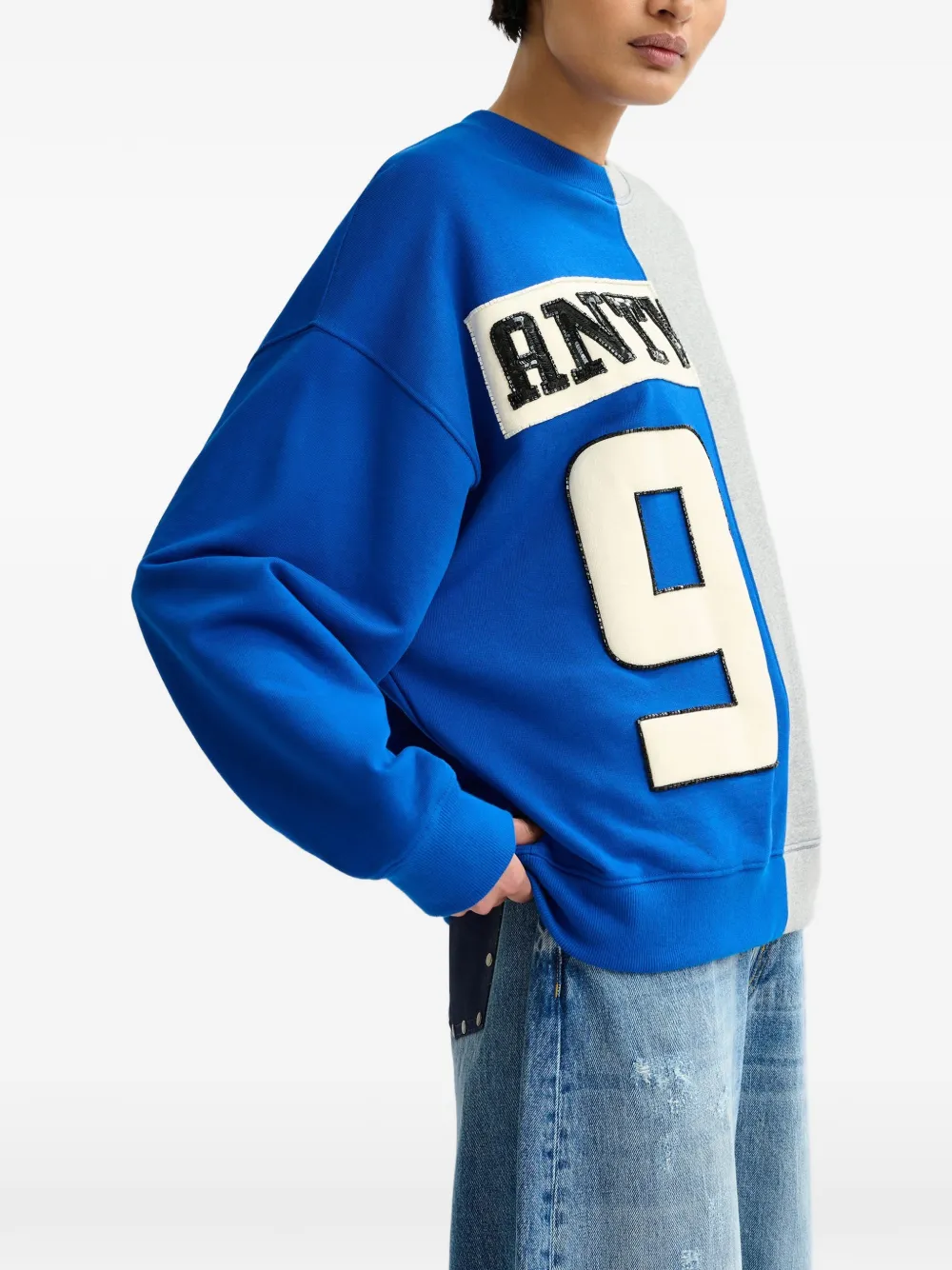  Essentiel Antwerp Jame Long-sleeve Sweatshirt - Blue 